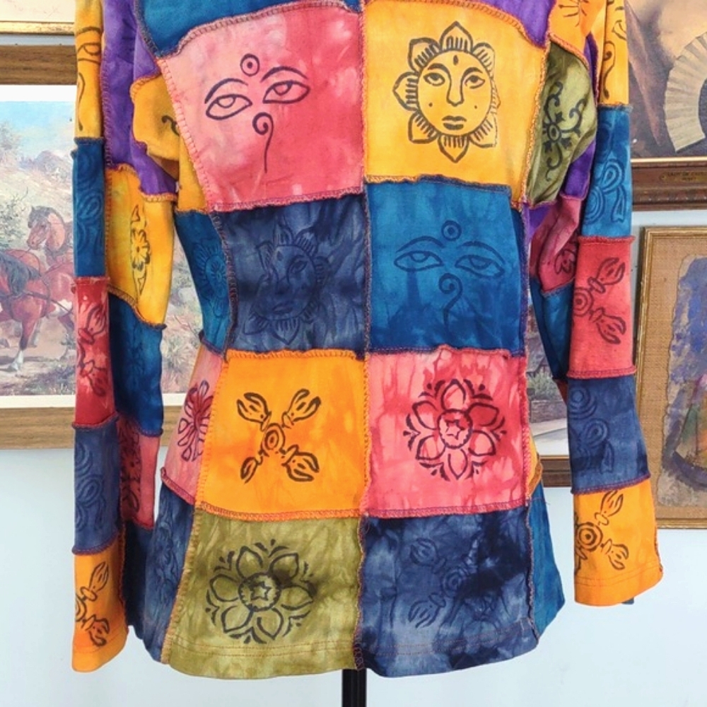 Patchwork Zip Up Riding International - image 8